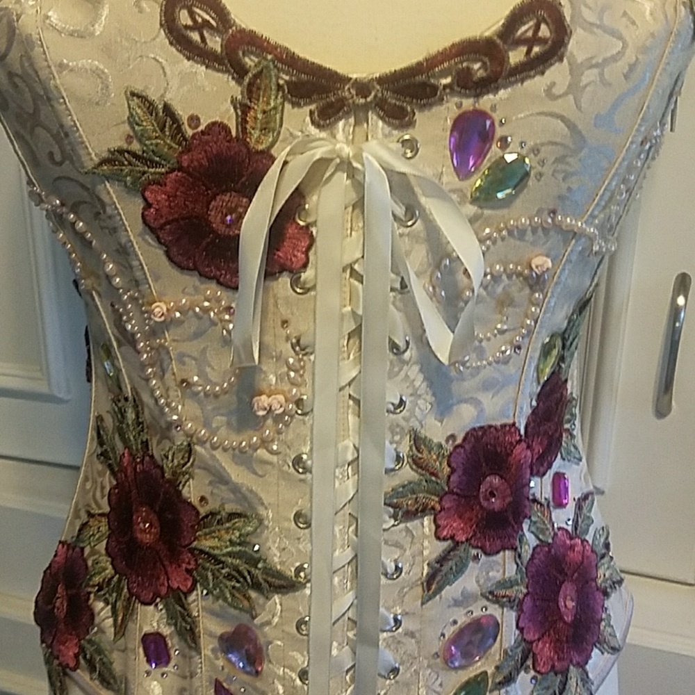 NEW corset bridal or western show vest